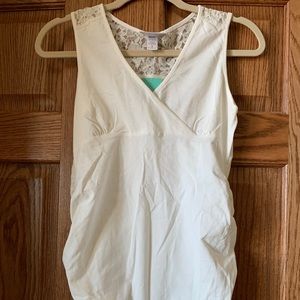 Nursing/maternity lace tank